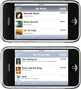 iPhone screenshot
